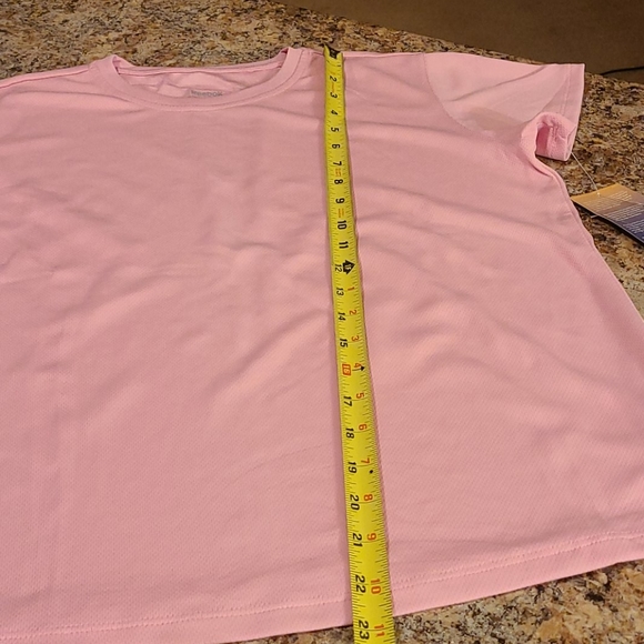 Reebok Play Dry (3) Girls L Pink SS Shirt NWT - Picture 9 of 12